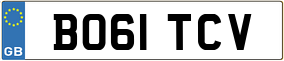 Truck License Plate